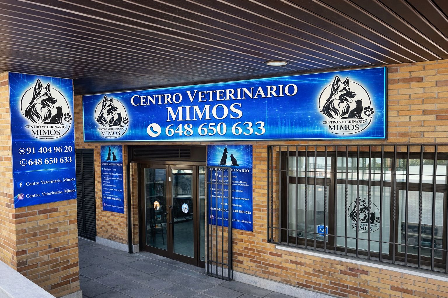 Fachada de Centro Veterinario Mimos