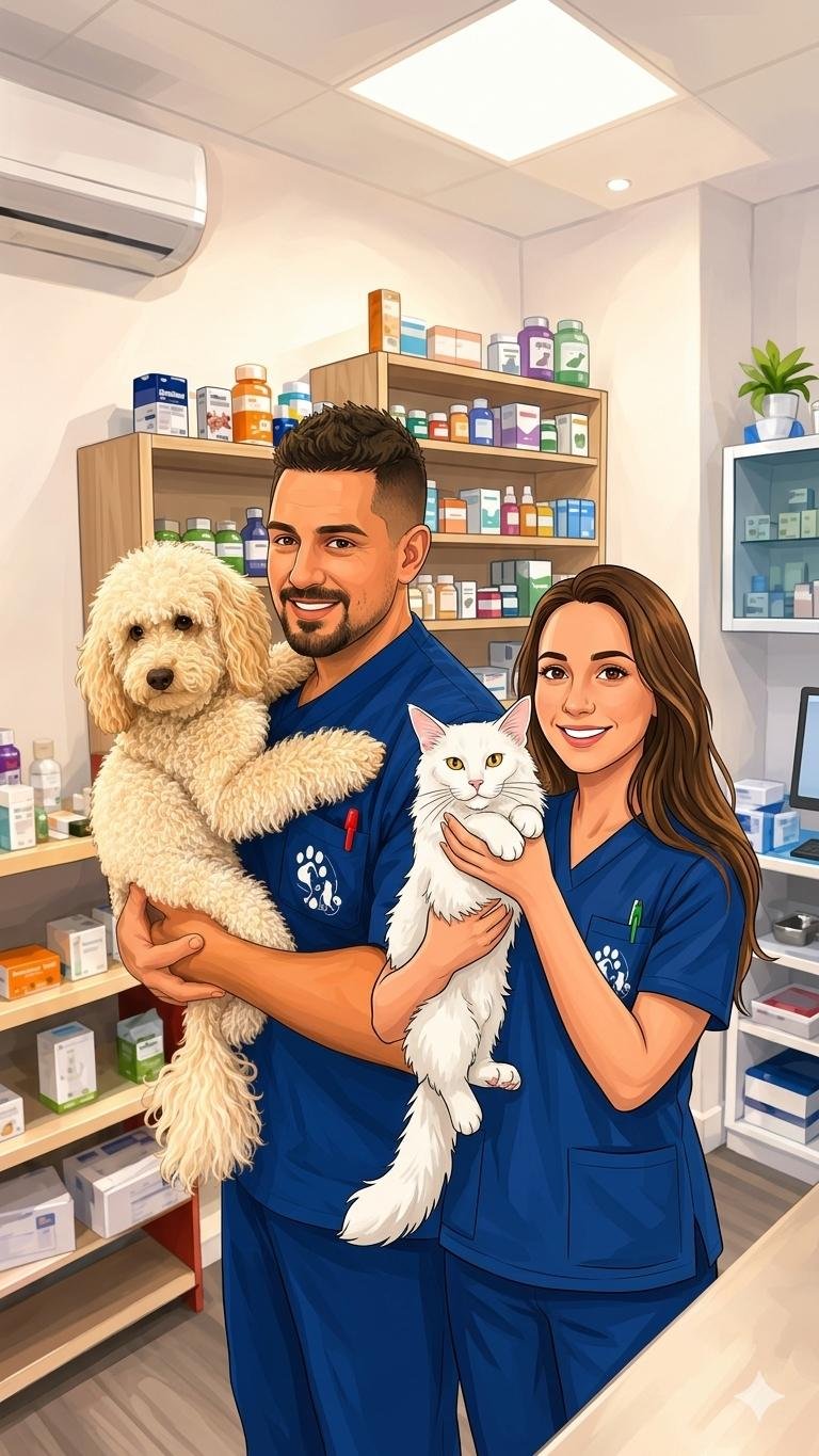 Perro atendido en Centro Veterinario Mimos